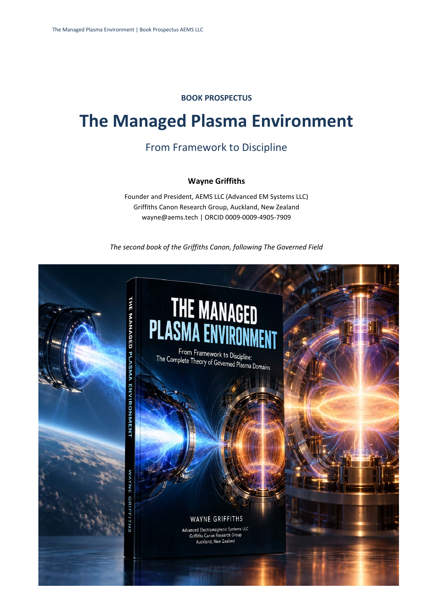 The Managed Plasma Environment cover artwork